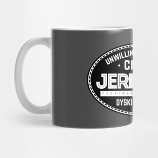 Dyskinesiaville Jerk Club, unwilling member and citizen Parkinsons Awareness Mug